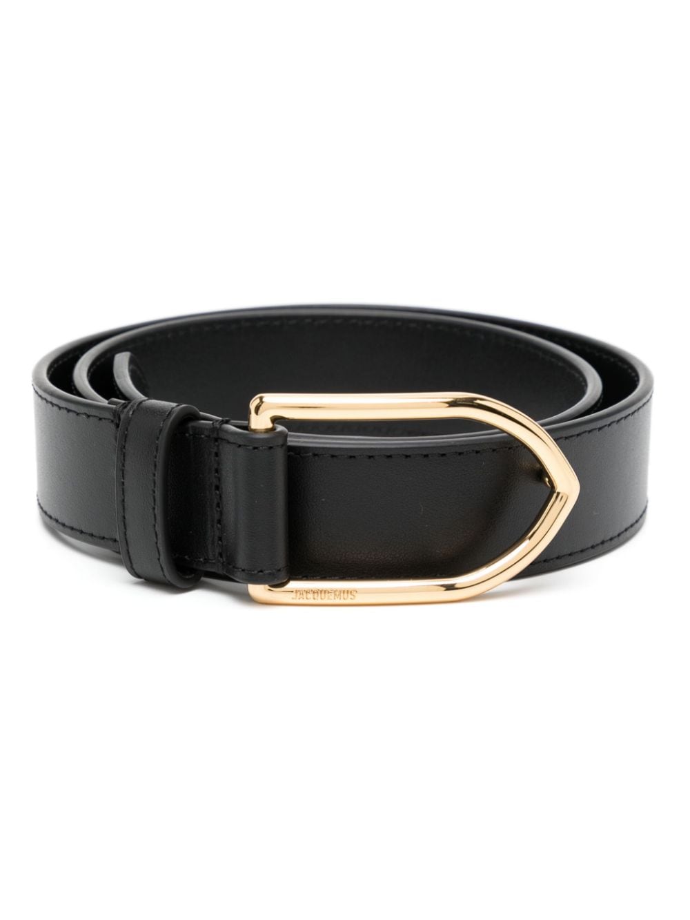 Jacquemus La Ceinture Bambino leather belt - Black von Jacquemus