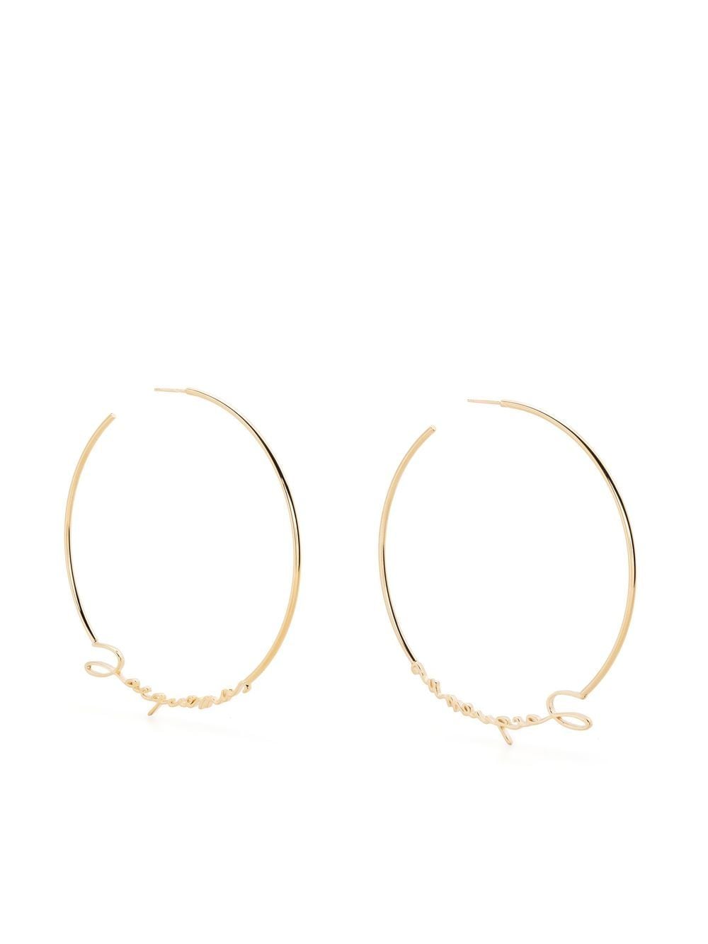 Jacquemus Les Creoles Jacquemus hoop earrings - Gold von Jacquemus