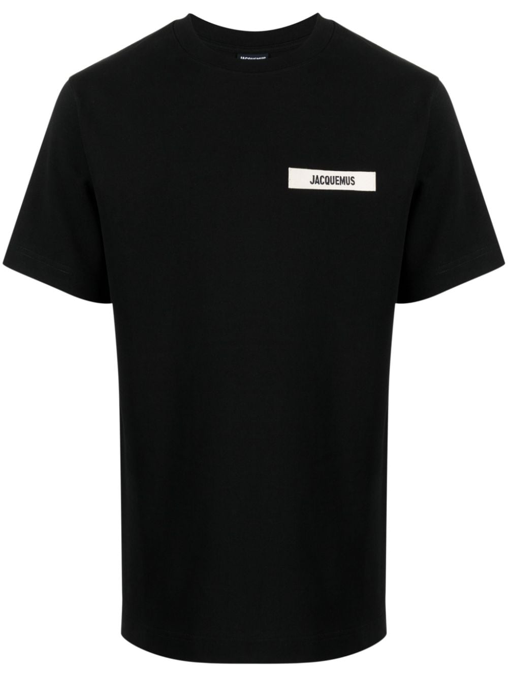 Jacquemus logo-patch cotton T-shirt - Black von Jacquemus