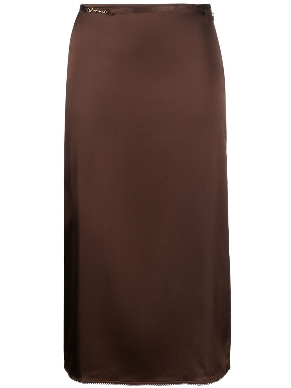 Jacquemus La Jupe Notte midi skirt - Brown von Jacquemus