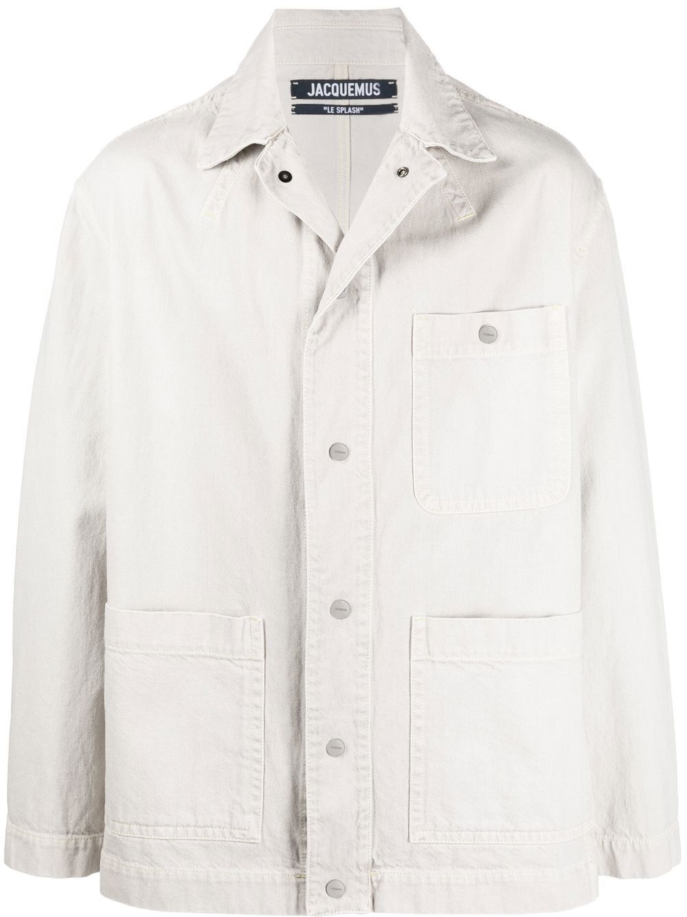 Jacquemus multiple-pocket organic cotton jacket - Neutrals von Jacquemus