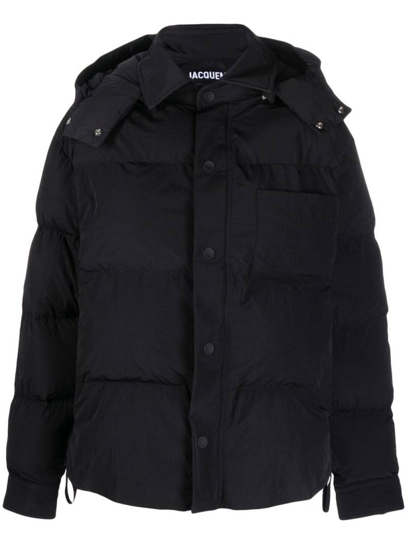 Jacquemus padded hooded jacket - Black von Jacquemus