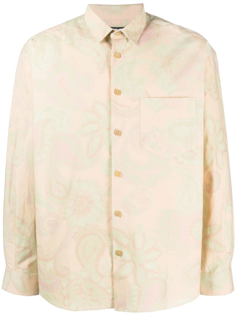 Jacquemus paisley-print long-sleeve shirt - Green von Jacquemus