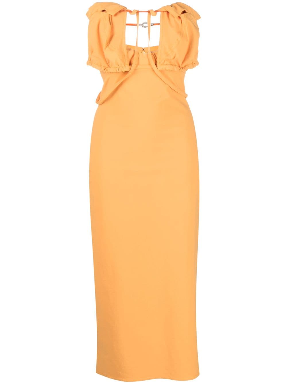 Jacquemus strap-detail sleeveless dress - Orange von Jacquemus