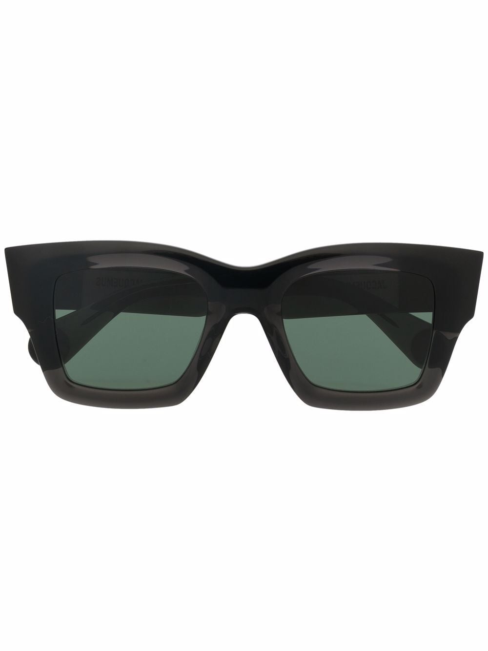 Jacquemus tinted rectangle-frame sunglasses - Black von Jacquemus