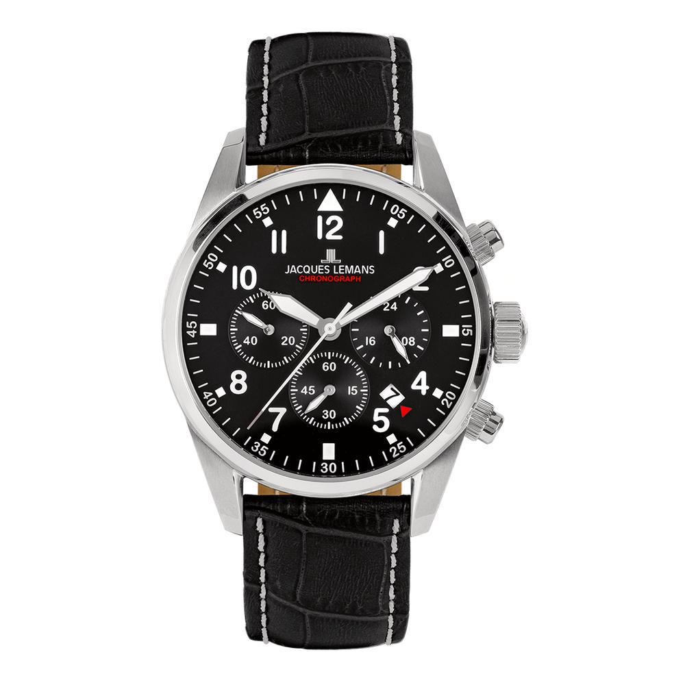 Jacques Lemans Herren Uhr Edelstahl Ø42 mm von Jacques Lemans