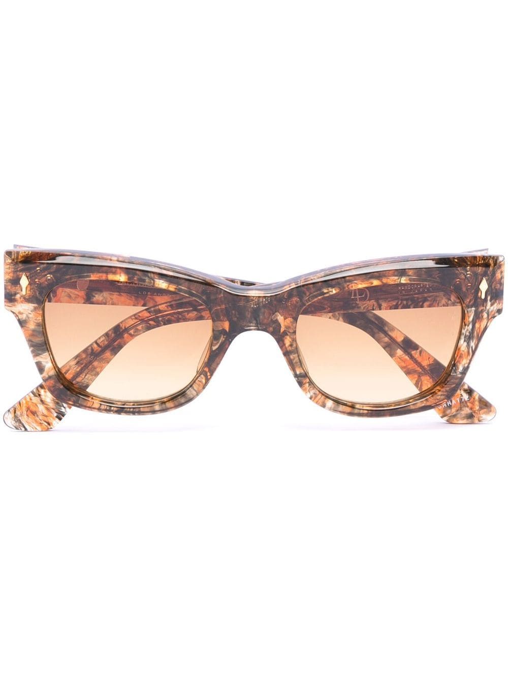 Jacques Marie Mage All These Nights cat-eye sunglasses - Brown von Jacques Marie Mage