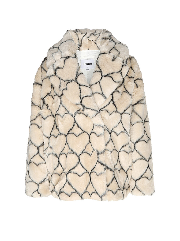 JAKKE Jacke in Felloptik RITA creme | S JAKKE Jacke in Felloptik RITA creme | S von Jakke