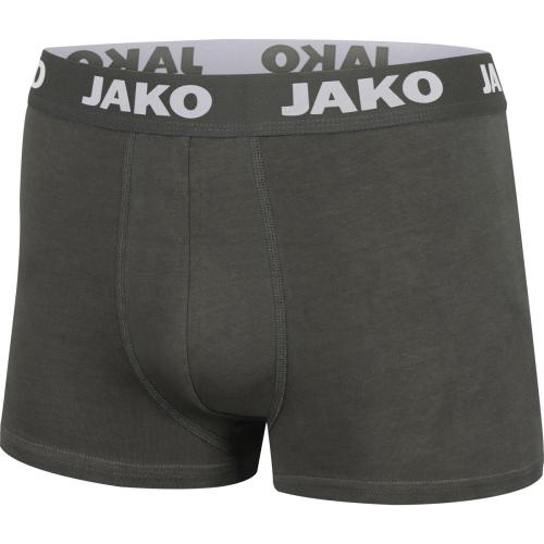 Jako Boxershort Basic 2er Pack - anthrazit (Grösse: M)