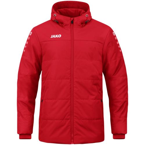 Jako Coachjacke Team mit Kapuze - rot (Grösse: XL) von Jako