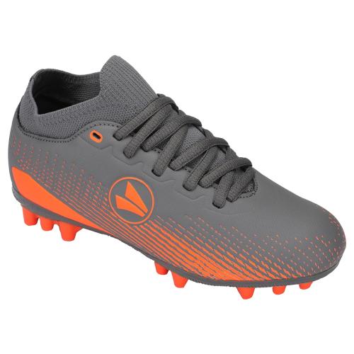 Jako Fußballschuh Lightning Sock AG Junior - steingrau/neonorange (Grösse: 30) von Jako