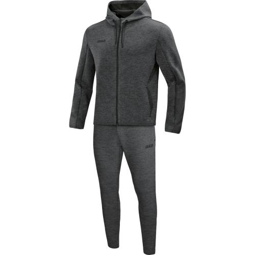 Jako Jogginganzug Premium Basics mit Kapuze - anthrazit meliert (Grösse: XXL) von Jako