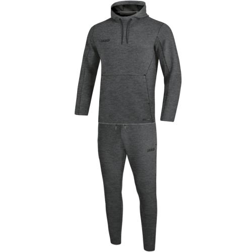 Jako Jogginganzug Premium Basics mit Kapuzensweat - anthrazit meliert (Grösse: XXL) von Jako