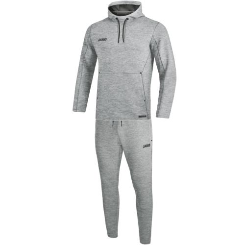 Jako Jogginganzug Premium Basics mit Kapuzensweat - grau meliert (Grösse: M) von Jako