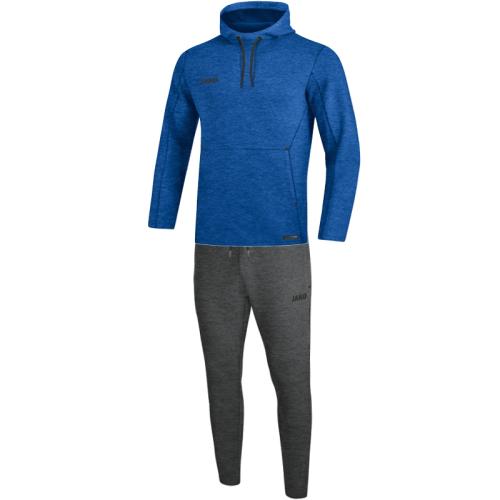 Jako Jogginganzug Premium Basics mit Kapuzensweat - royal meliert (Grösse: XXL) von Jako