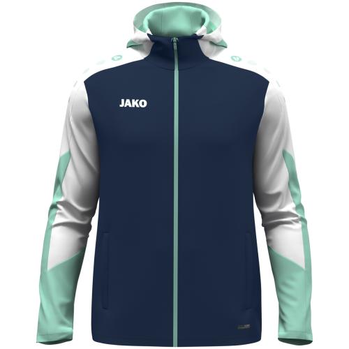 Jako Kapuzenjacke Dynamic - marine/weiß/minze (Grösse: M) von Jako