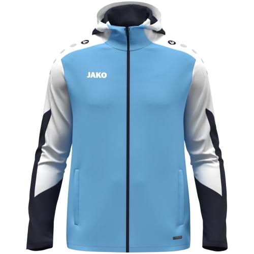 Jako Kapuzenjacke Dynamic - skyblue/weiß/marine (Grösse: XXL) von Jako