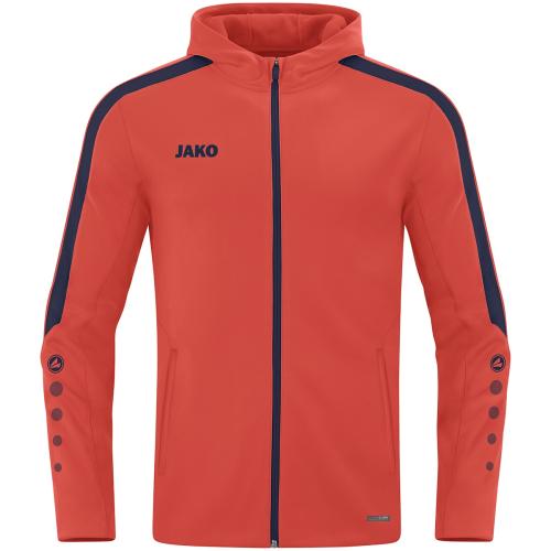 Jako Kapuzenjacke Power - flame/marine (Grösse: XXL) von Jako