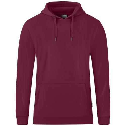 Jako Kapuzensweat Organic - maroon (Grösse: M) von Jako