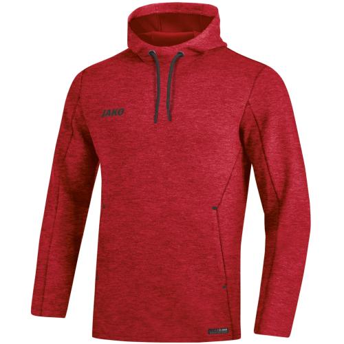 Jako Kapuzensweat Premium Basics - rot meliert (Grösse: XXL) von Jako