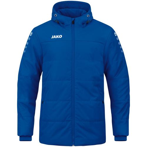 Jako Kinder Coachjacke Team mit Kapuze - royal (Grösse: 152) von Jako