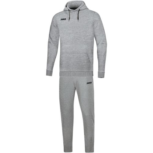Jako Kinder Jogginganzug Base mit Kapuzensweat - hellgrau meliert (Grösse: 128) von Jako
