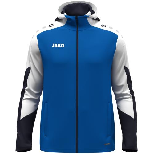 Jako Kinder Kapuzenjacke Dynamic - royal/weiß/marine (Grösse: 140) von Jako