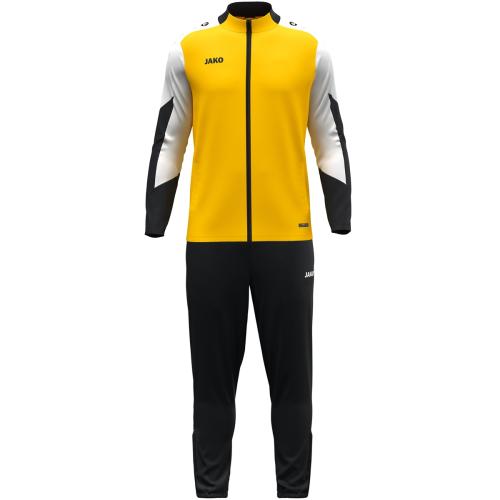 Jako Kinder Polyesteranzug Dynamic - gelb/weiß/schwarz (Grösse: 164) von Jako