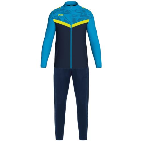 Jako Kinder Polyesteranzug Iconic - marine/JAKO blau/neongelb (Grösse: 164) von Jako