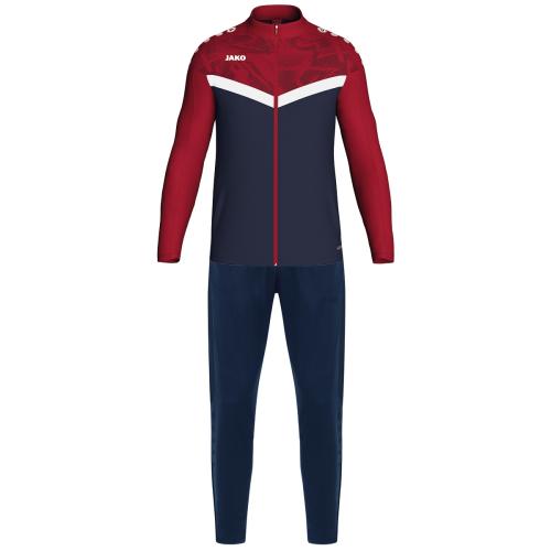 Jako Kinder Polyesteranzug Iconic - marine/chili rot (Grösse: 116) von Jako