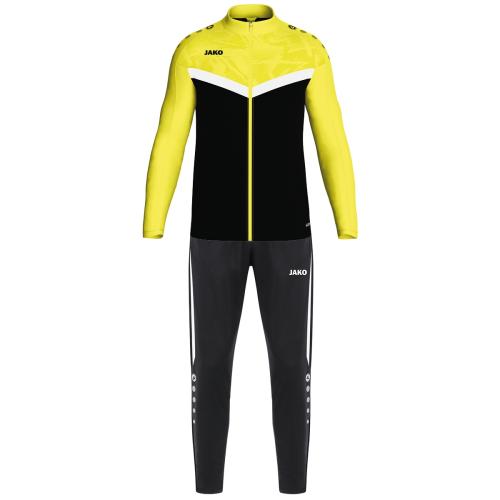 Jako Kinder Polyesteranzug Iconic - schwarz/soft yellow (Grösse: 128) von Jako