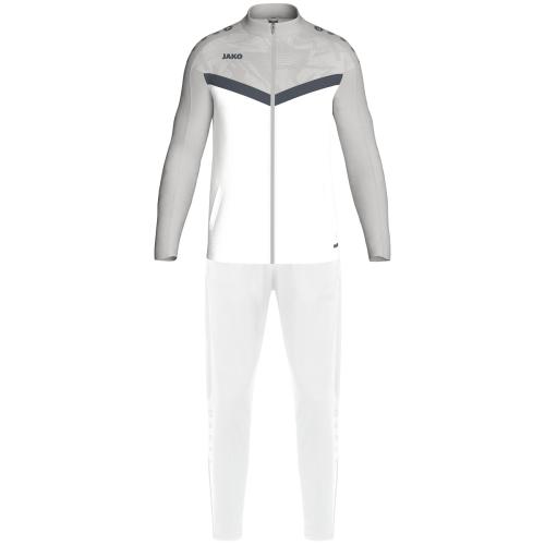 Jako Kinder Polyesteranzug Iconic - weiß/soft grey/anthra light (Grösse: 152) von Jako