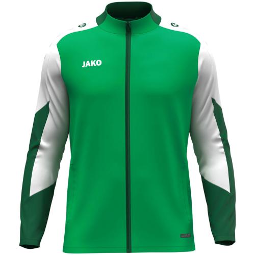 Jako Kinder Polyesterjacke Dynamic - grün/weiß/dunkelgrün (Grösse: 116) von Jako