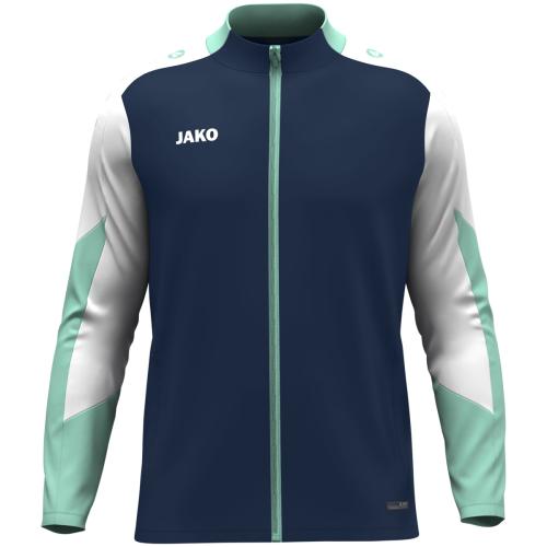 Jako Kinder Polyesterjacke Dynamic - marine/weiß/minze (Grösse: 128) von Jako