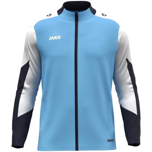 Jako Kinder Polyesterjacke Dynamic - skyblue/weiß/marine (Grösse: 128) von Jako