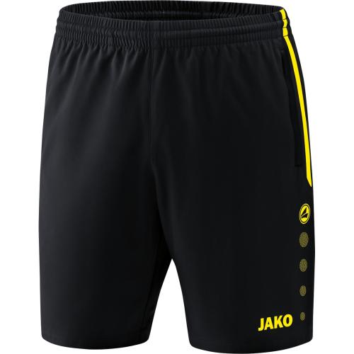 Jako Kinder Short Competition 2.0 - schwarz/neongelb (Grösse: 152) von Jako