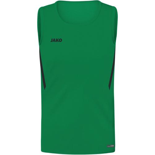 Jako Kinder Tanktop Challenge - sportgrün/schwarz (Grösse: 164) von Jako