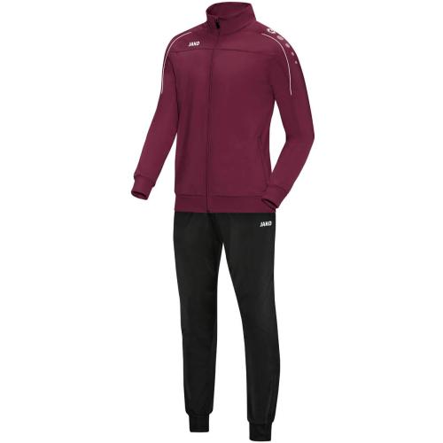 Jako Kinder Trainingsanzug Polyester Classico - maroon (Grösse: 128) von Jako