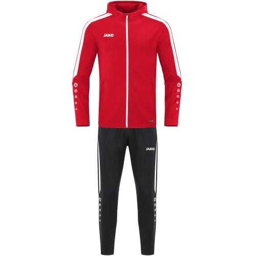 Jako Kinder Trainingsanzug Polyester Power mit Kapuze - rot (Grösse: 152) von Jako