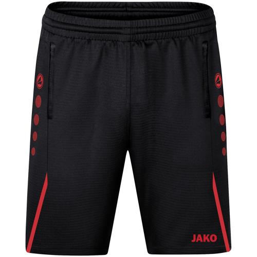 Jako Kinder Trainingsshort Challenge - schwarz/rot (Grösse: 128) von Jako