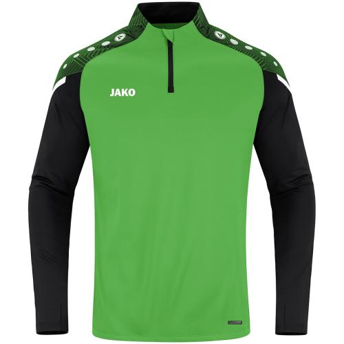 Jako Kinder Ziptop Performance - soft green/schwarz (Grösse: 164) von Jako