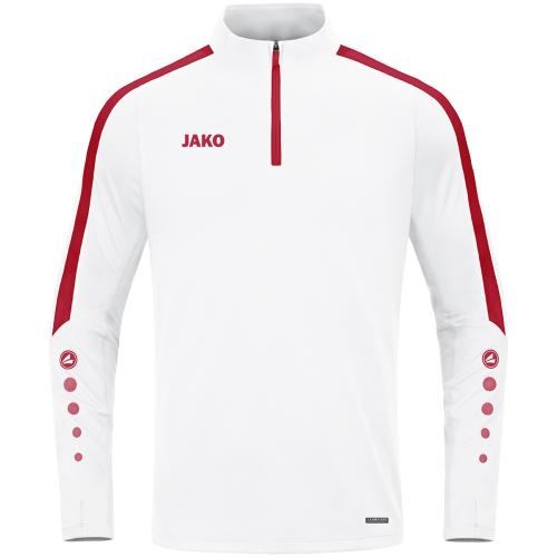 Jako Kinder Ziptop Power - weiß/rot (Grösse: 152) von Jako