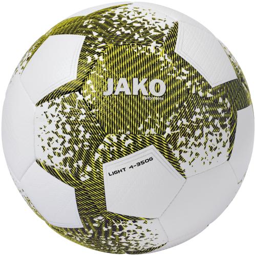 Jako Lightball Performance - weiß/schwarz/soft yellow-350g (Grösse: 4) von Jako