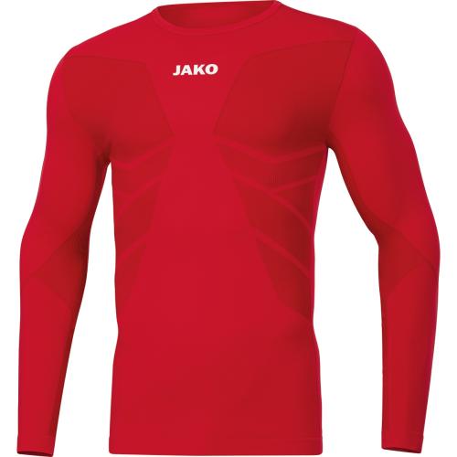 Jako Longsleeve Comfort 2.0 - sportrot (Grösse: S) von Jako