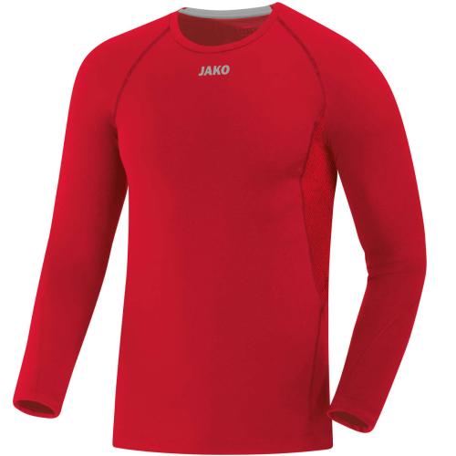 Jako Longsleeve Compression 2.0 - sportrot (Grösse: L) von Jako