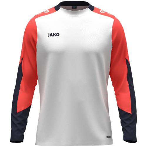Jako Longsleeve Dynamic - weiß/coral/marine (Grösse: XL) von Jako