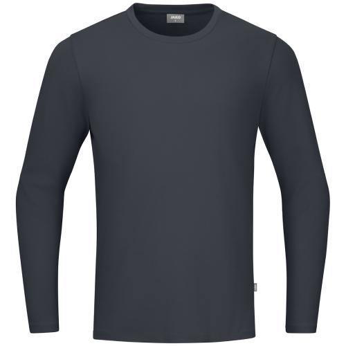 Jako Longsleeve Organic - anthrazit (Grösse: 4XL) von Jako