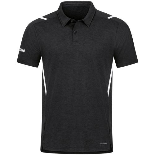 Jako Polo Challenge - schwarz meliert/weiß (Grösse: 3XL) von Jako