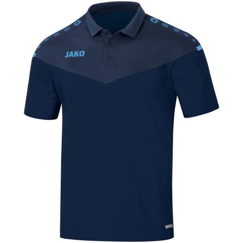 Jako Polo Champ 2.0 - marine/darkblue/skyblue (Grösse: 36) von Jako