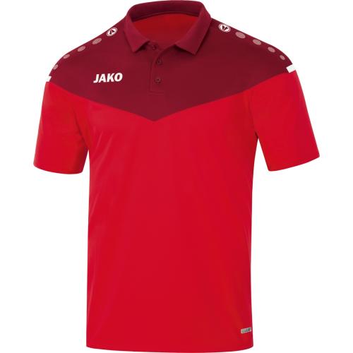 Jako Polo Champ 2.0 - rot/weinrot (Grösse: 42) von Jako